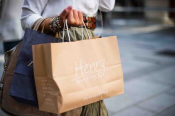 Image of brown Henry paper bag for "I was deceiving myself" blog post